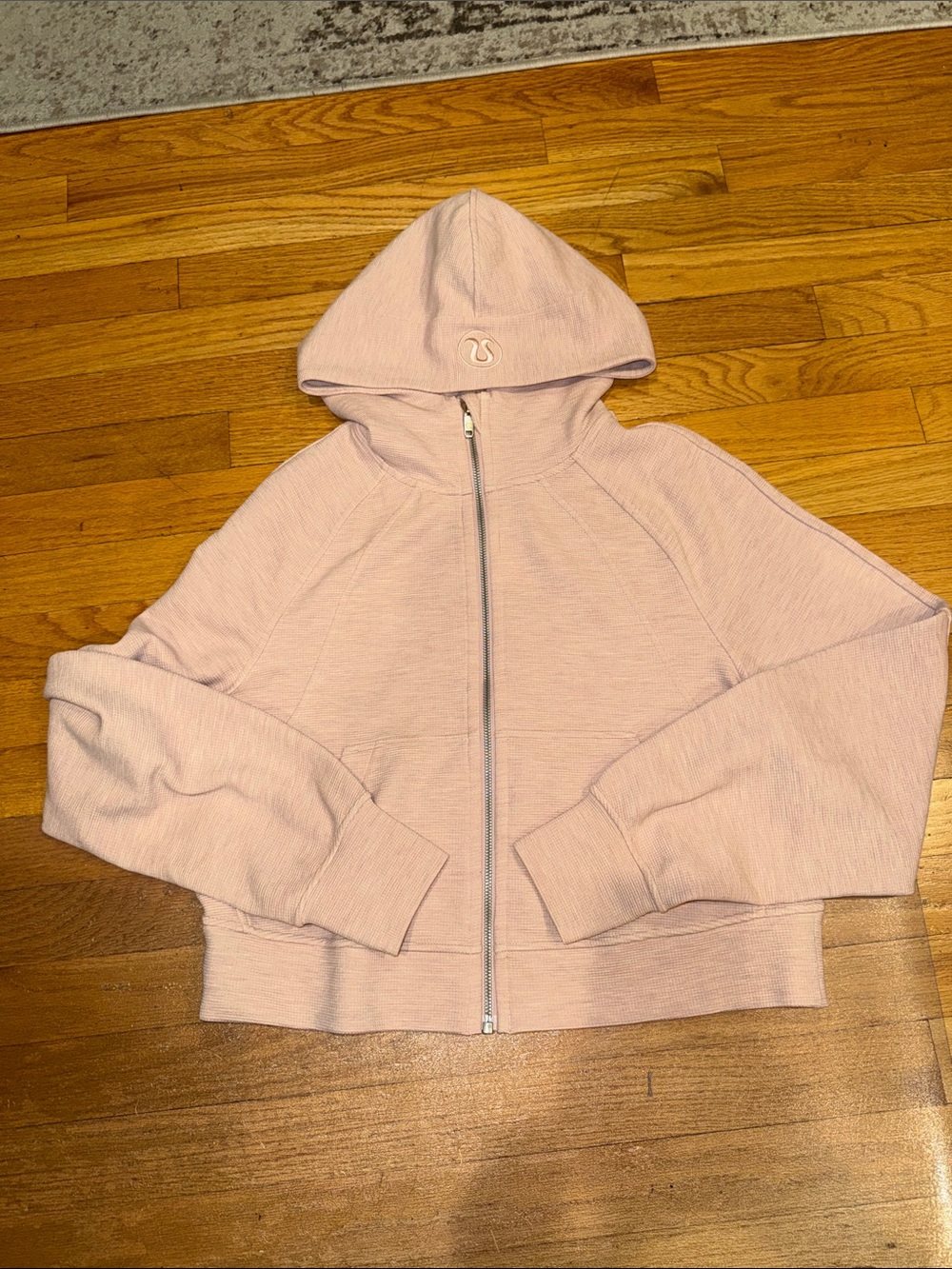 lululemon athletica Women’s' Light Pink Full-Zip Hooded Jacket